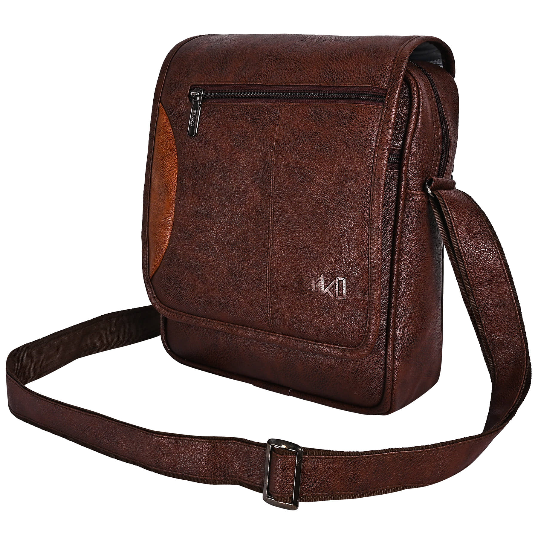 ZAIKO BAGS Tan Solid Messenger Bag - Handbags | Buy online on ZillyBuy
