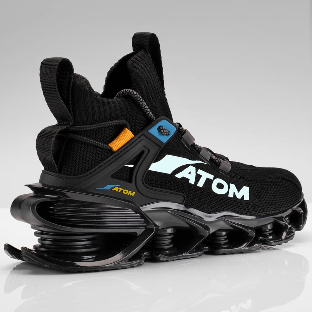     			atom Spring Edge Alpha 1 Black Men's Sneakers