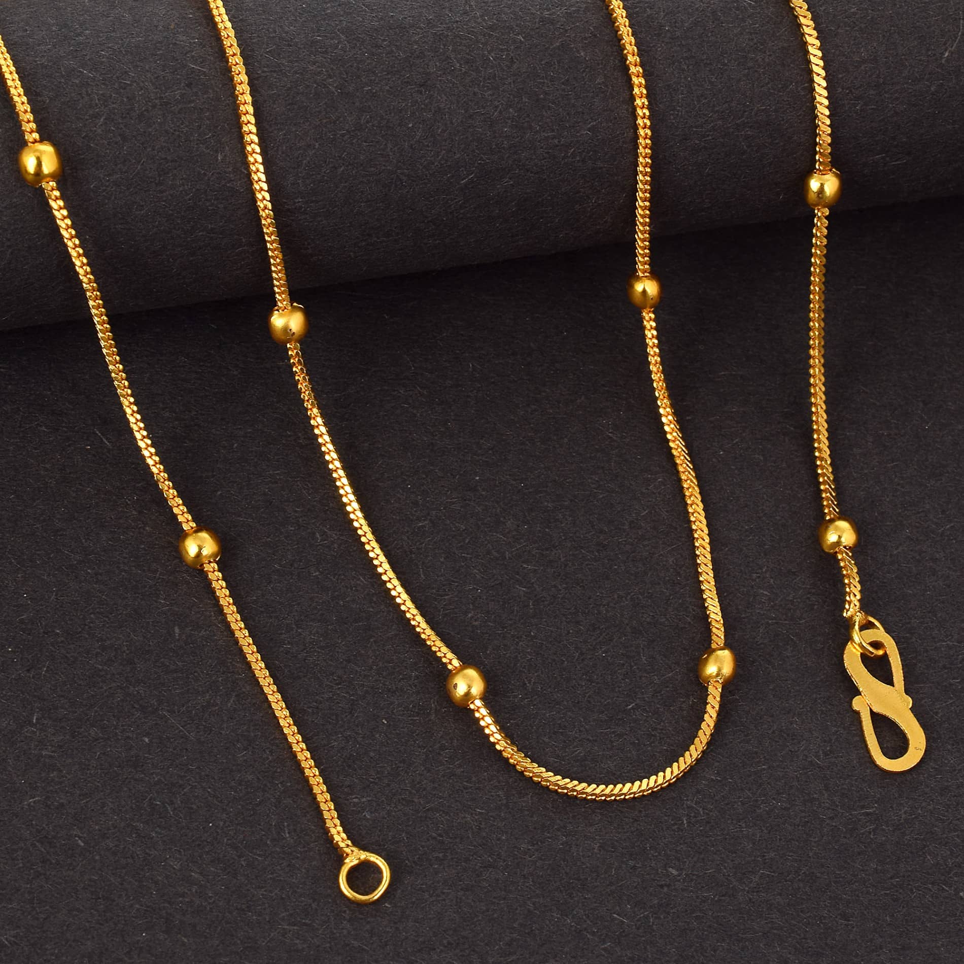 ADMIER Gold Plated Chain ( Set of 1 )