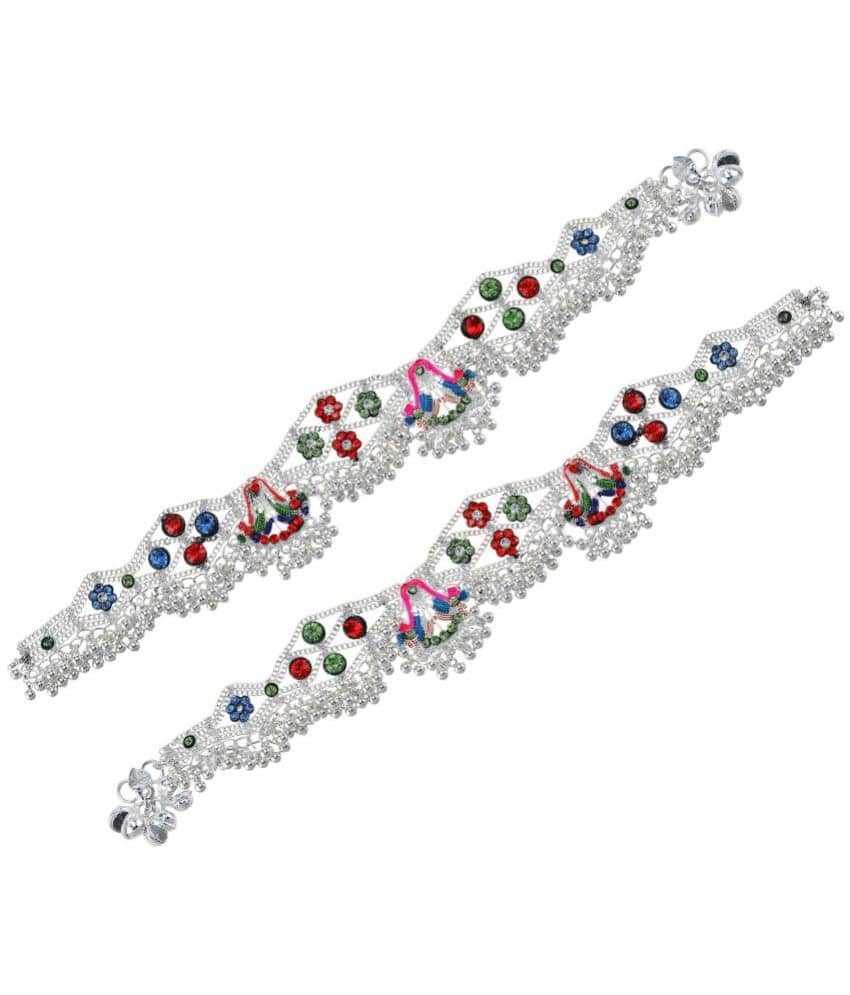 Charms Silver Anklets ( Pack of 1 ) - Anklets | Buy online on ZillyBuy