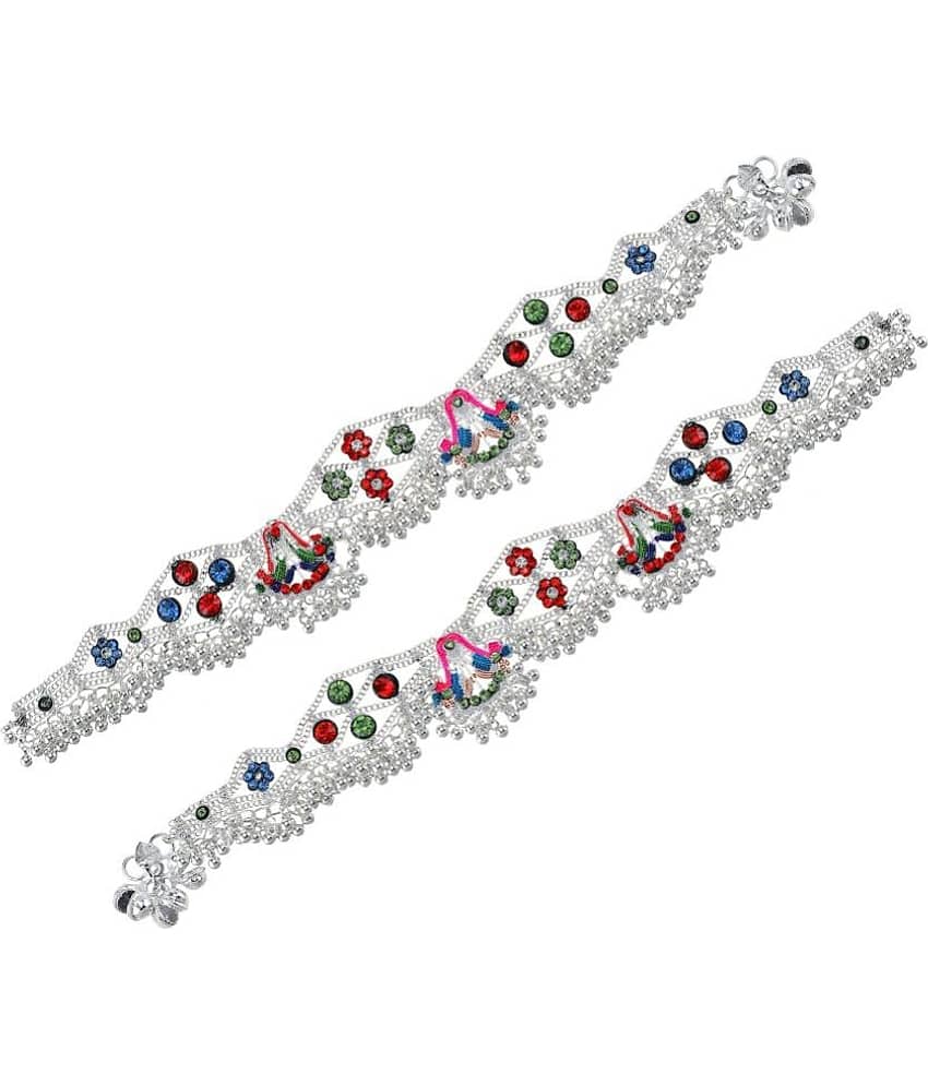 Charms Silver Anklets ( Pack of 1 ) - Anklets | Buy online on ZillyBuy