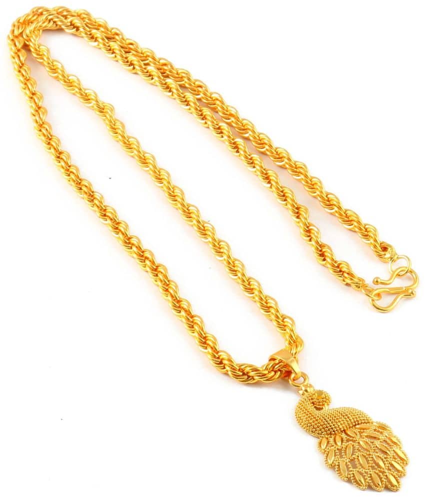 Jewar Mandi Gold Pendant ( Pack of 1 )