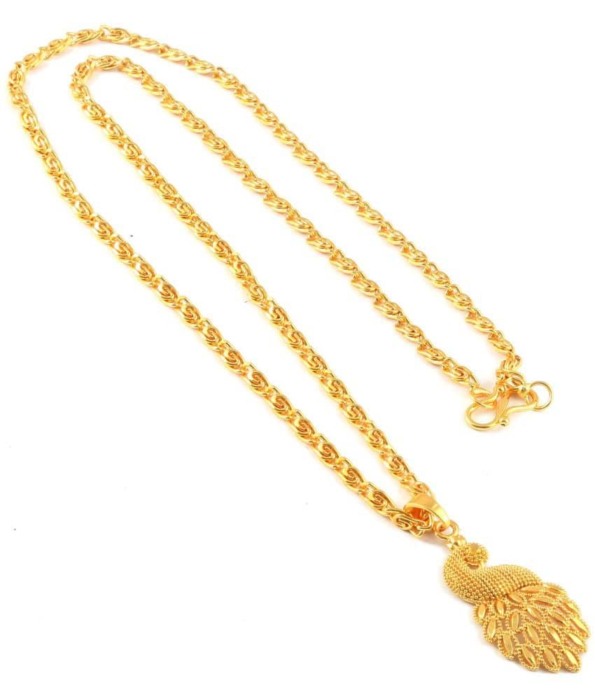 Jewar Mandi Gold Pendant ( Pack of 1 )