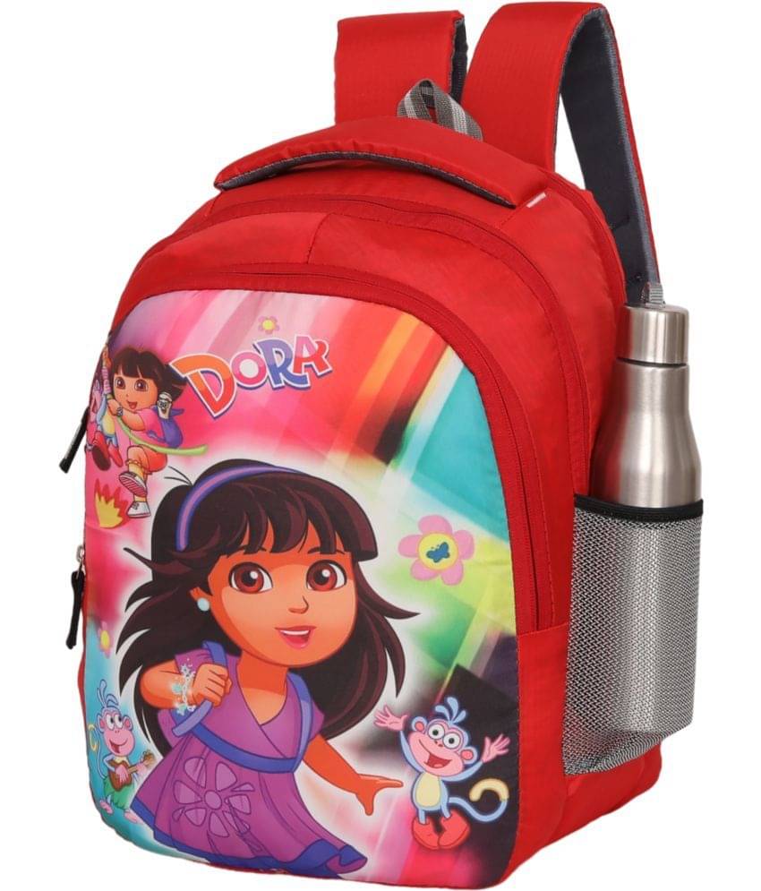 Perfect Star Red Polyester Backpack For Kids Perfect Star Red Polyester Backpack For Kids