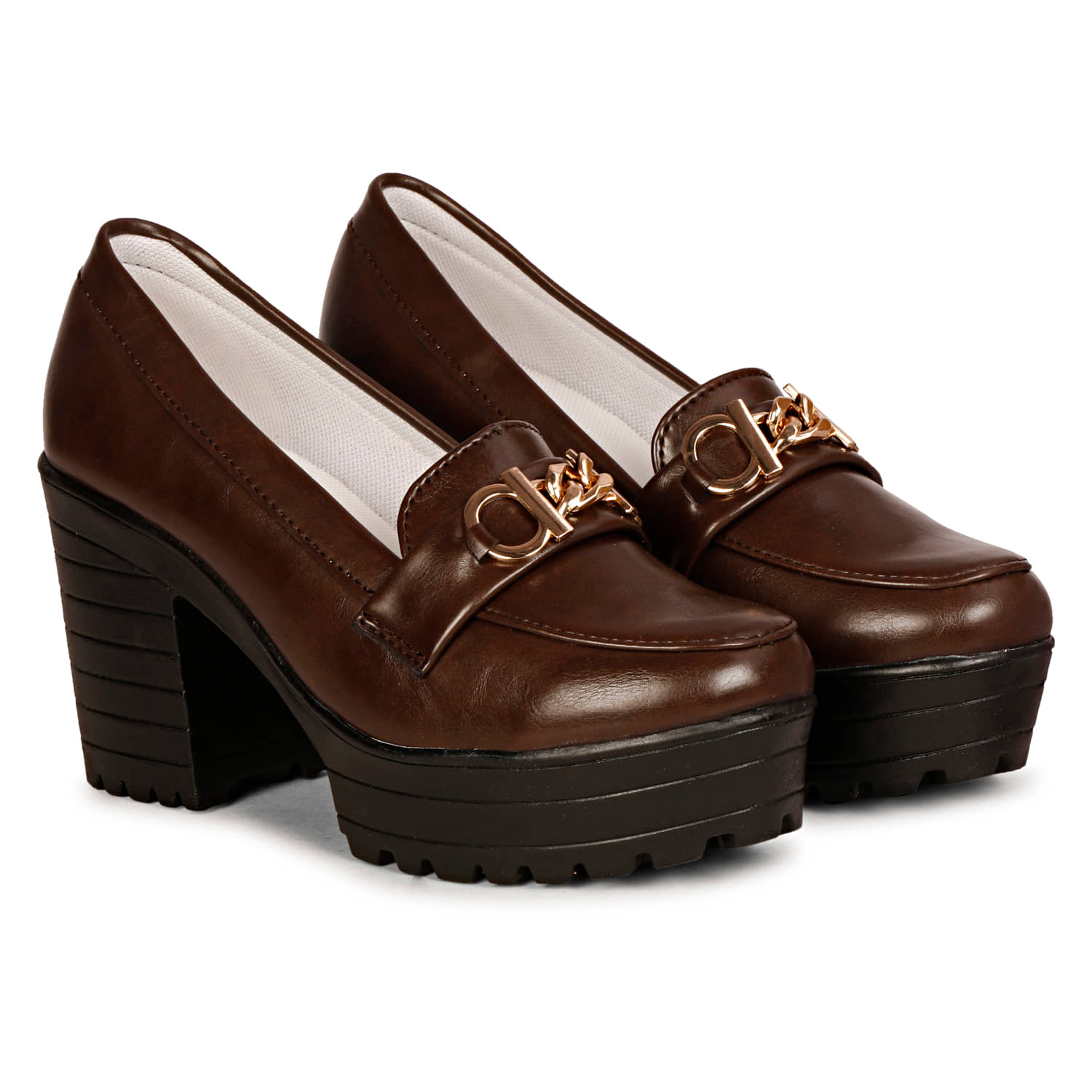 Saheb White Women's Slip On Heels - Heels | Buy online on ZillyBuy