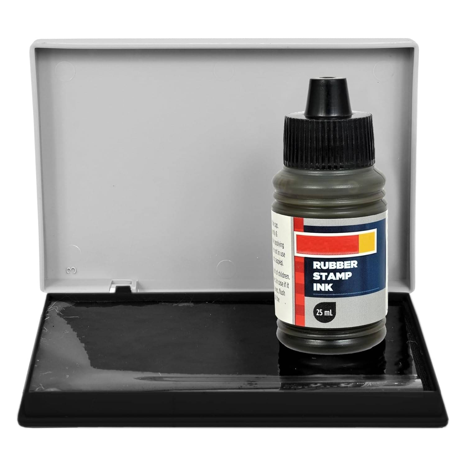 Stamp pad (Size 11.6 cm x 6.5 cm) Black Stamp Pad with Ink (Pack of 1) Stamp pad (Size 11.6 cm x 6.5 cm) Black Stamp Pad with Ink (Pack of 1)