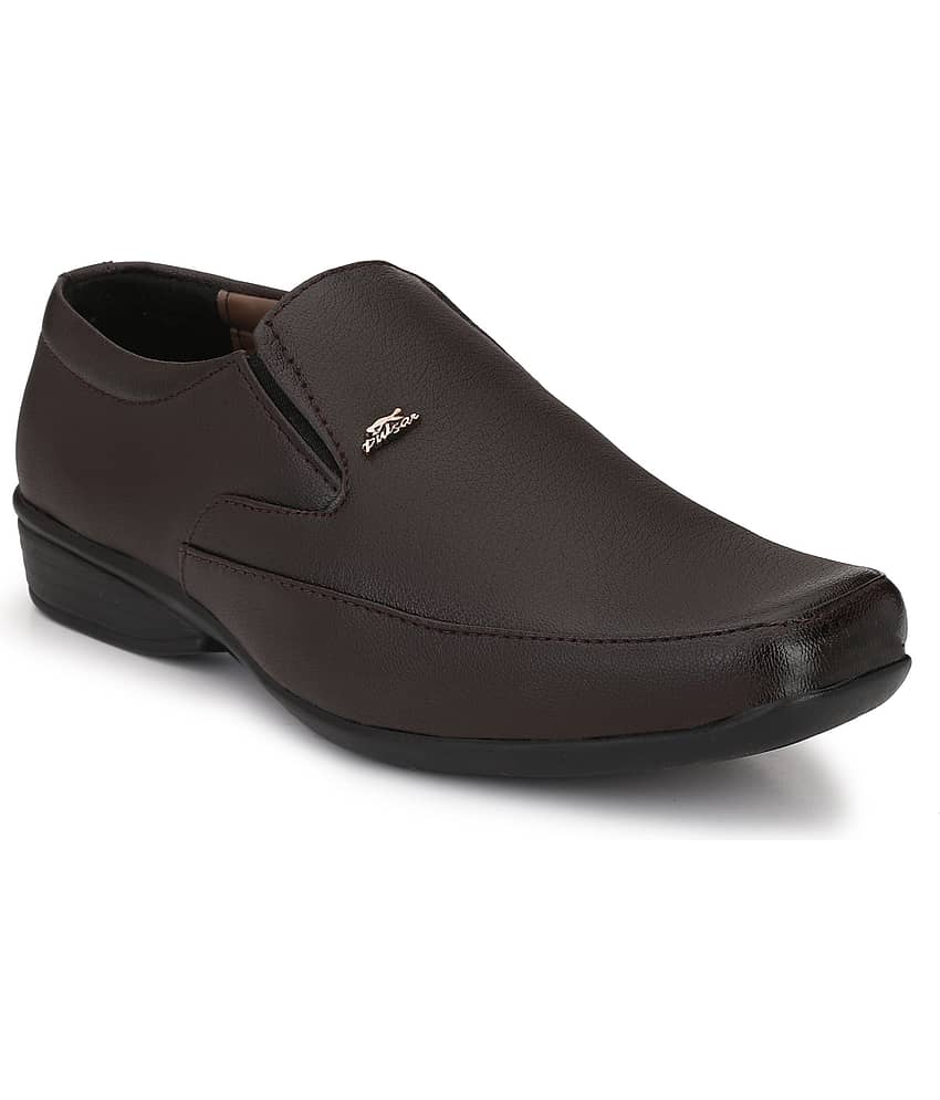 Stylelure Brown Men's Slip On Formal Shoes - Formal Shoes | Buy online on ZillyBuy