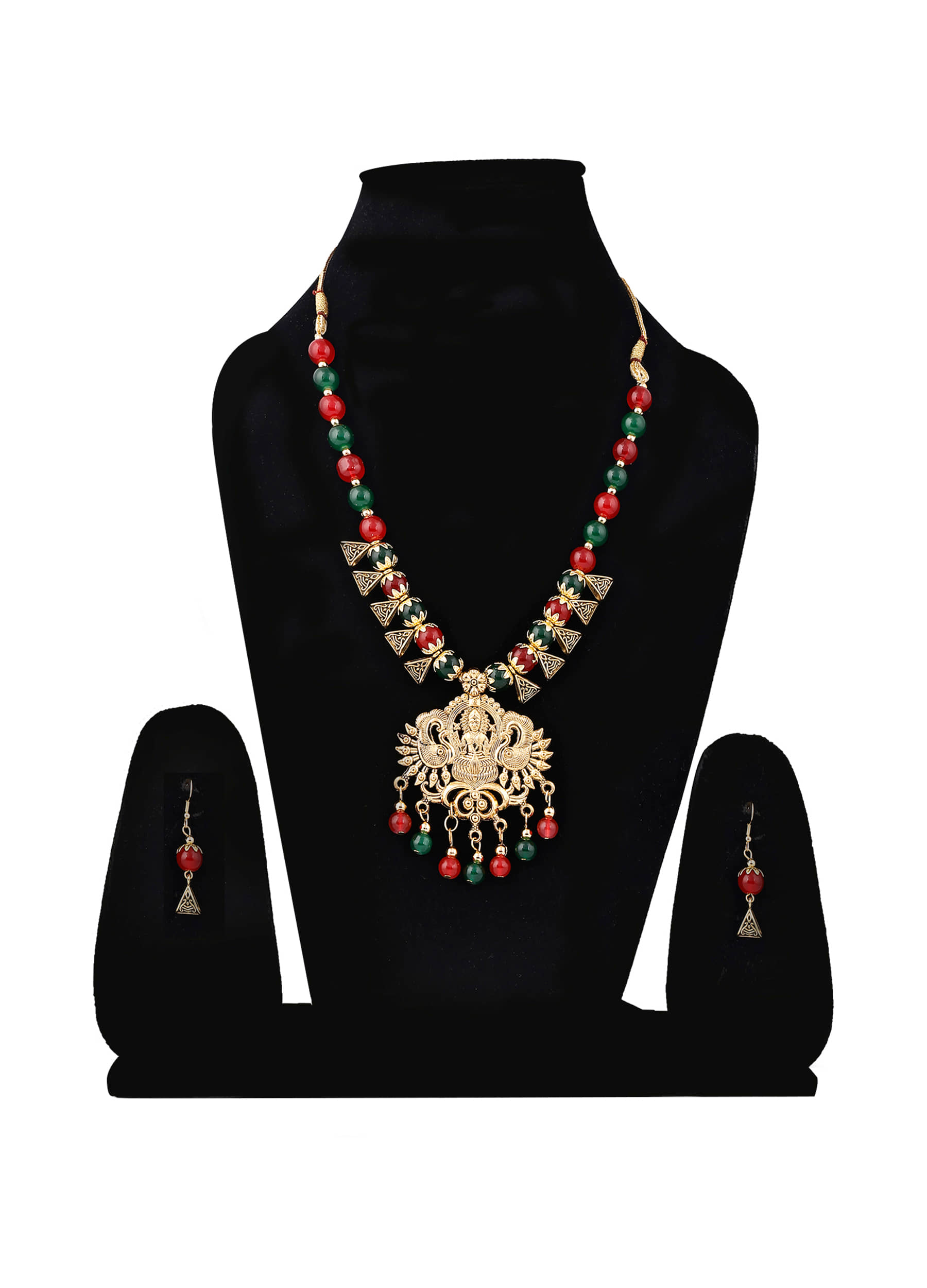 Sunhari Jewels Multi Color Alloy Necklace Set ( Pack of 1 )
