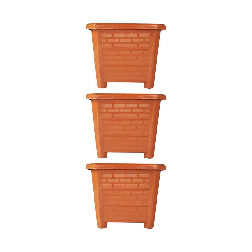     			TrustBasket EarthBox Brown 12 inch (Set of 3)