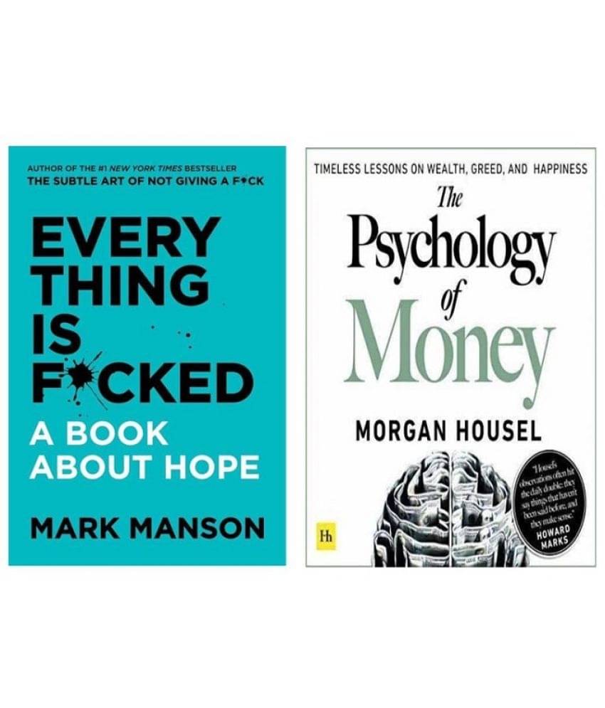 ( Unico books 2 ) Everything Is F*cked & The Psychology of Money - paperback ( Unico books 2 ) Everything Is F*cked & The Psychology of Money - paperback