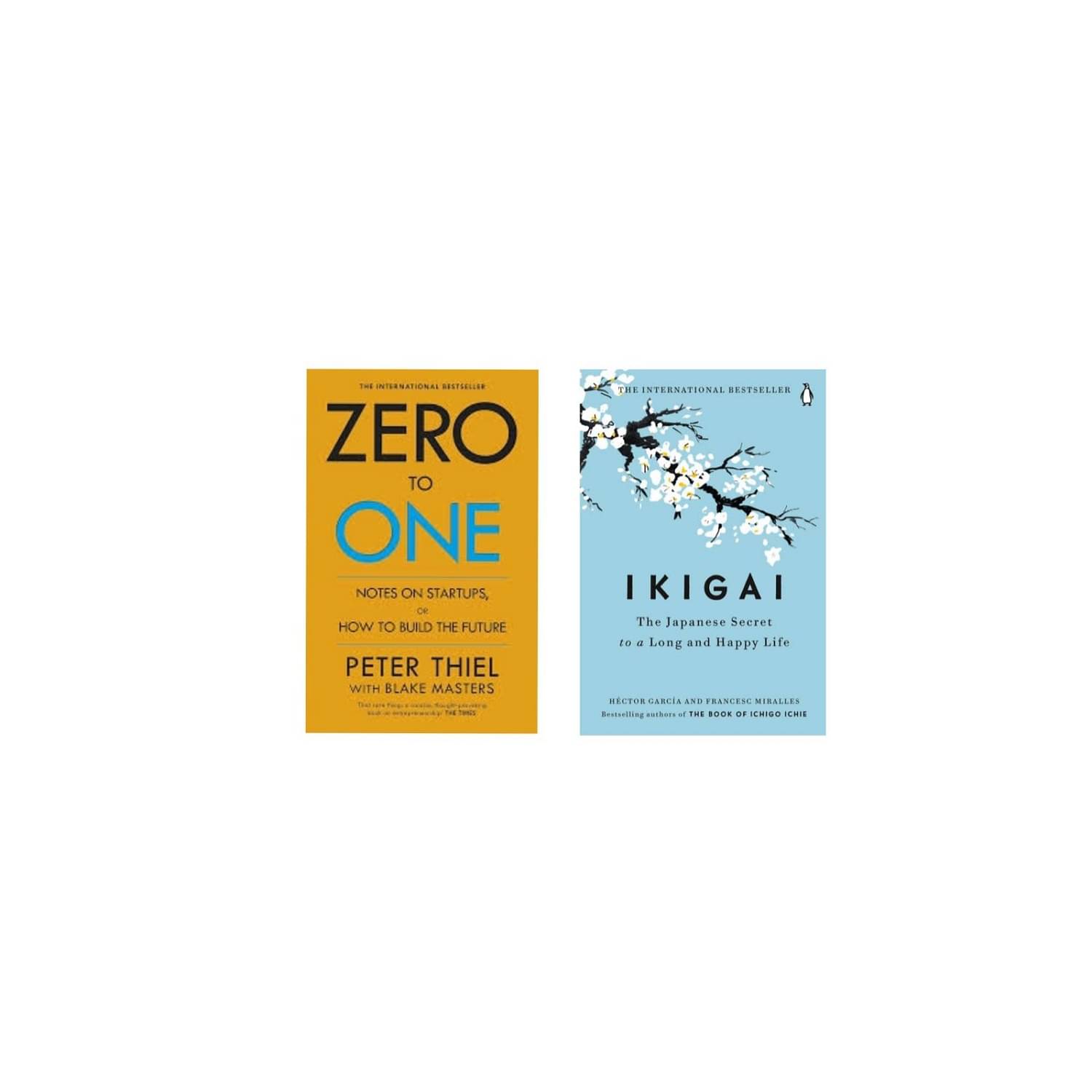     			( Unico books 2 ) Zero to One & Ikigai Paperback