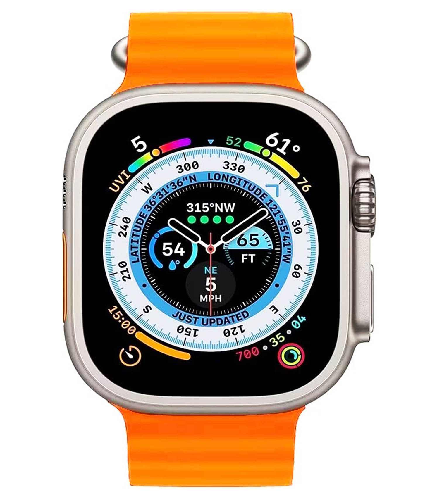    			Vertical9 Touch Screen BT Calling Android & IOS Multicolor Smart Watch
