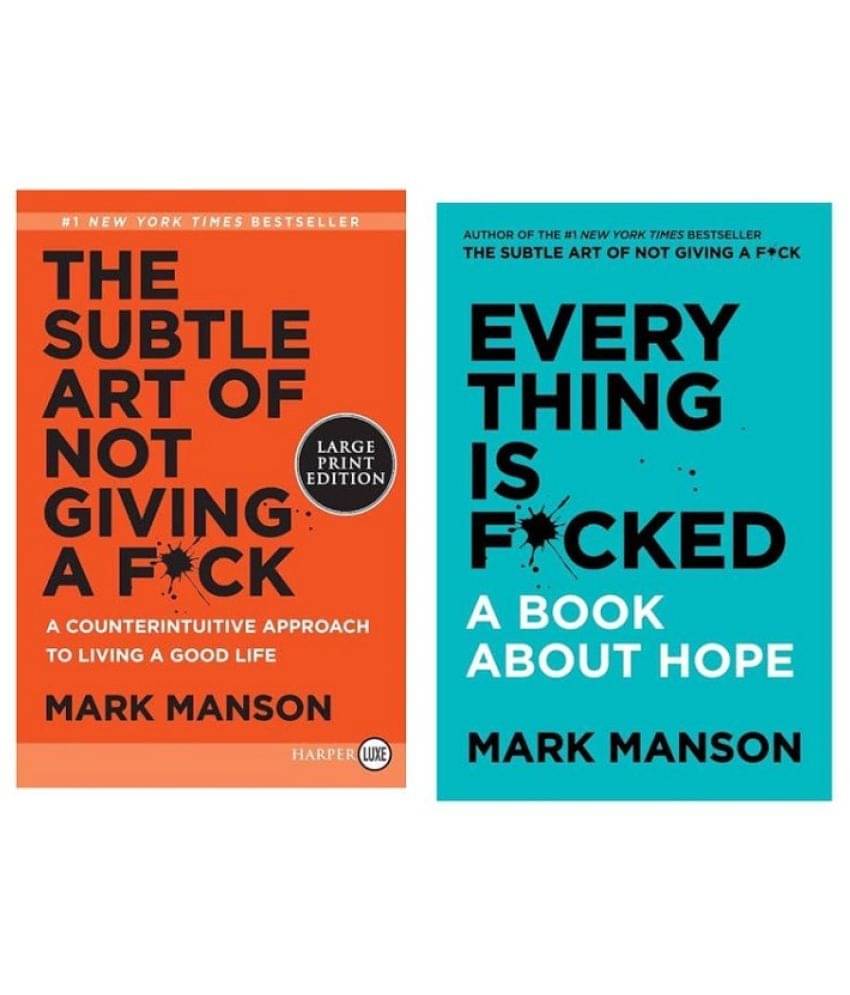 ( unico books 2 ) The Subtle Art of Not Giving A F*ck & Everything Is F*cked - paperback ( unico books 2 ) The Subtle Art of Not Giving A F*ck & Everything Is F*cked - paperback