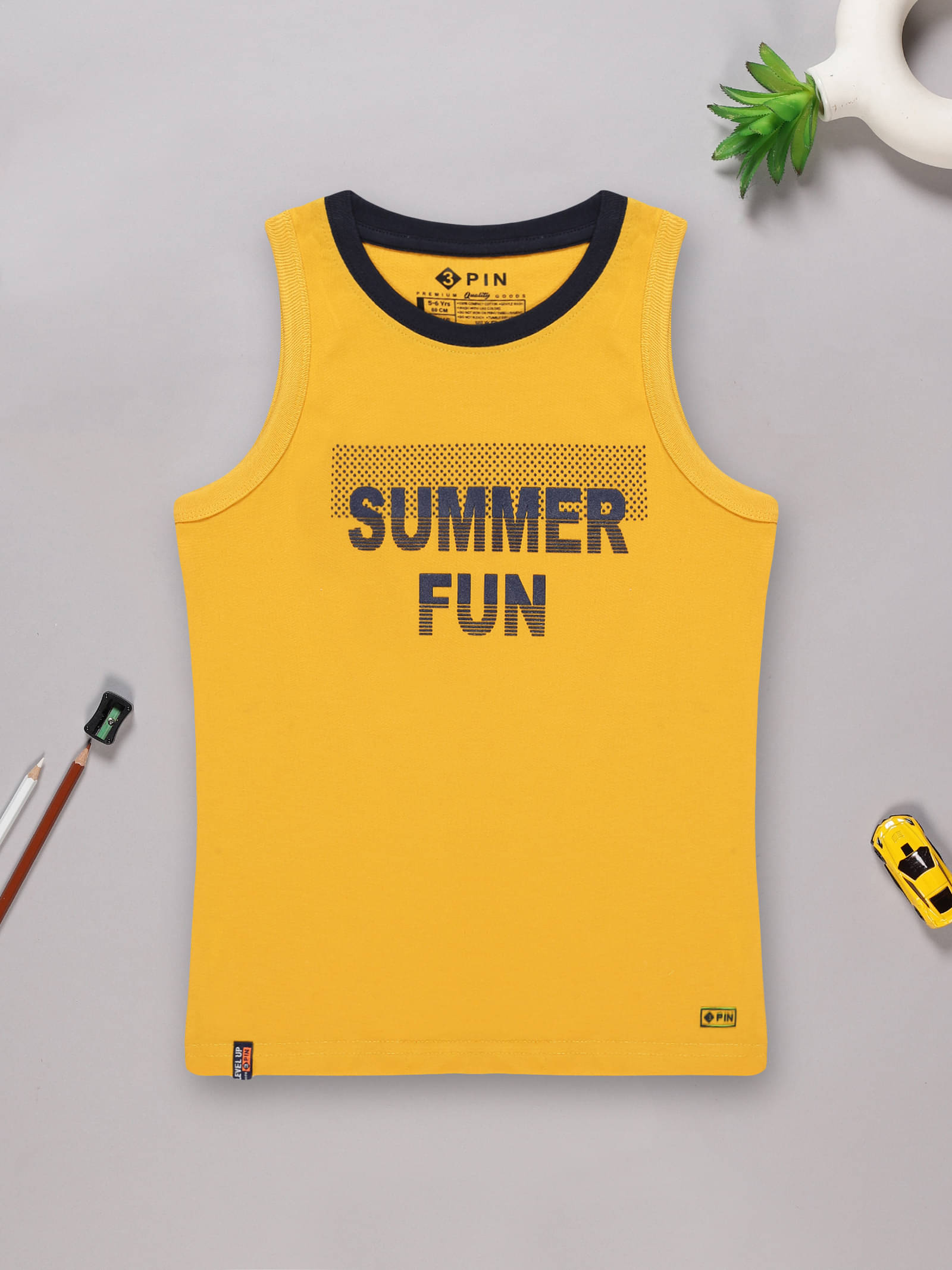     			3PIN Pack of 1 Boys Cotton T-Shirt ( Multicolor )