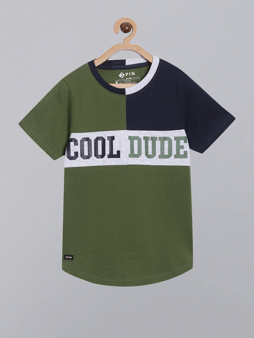     			3PIN Pack of 3 Boys Cotton T-Shirt ( Multicolor )