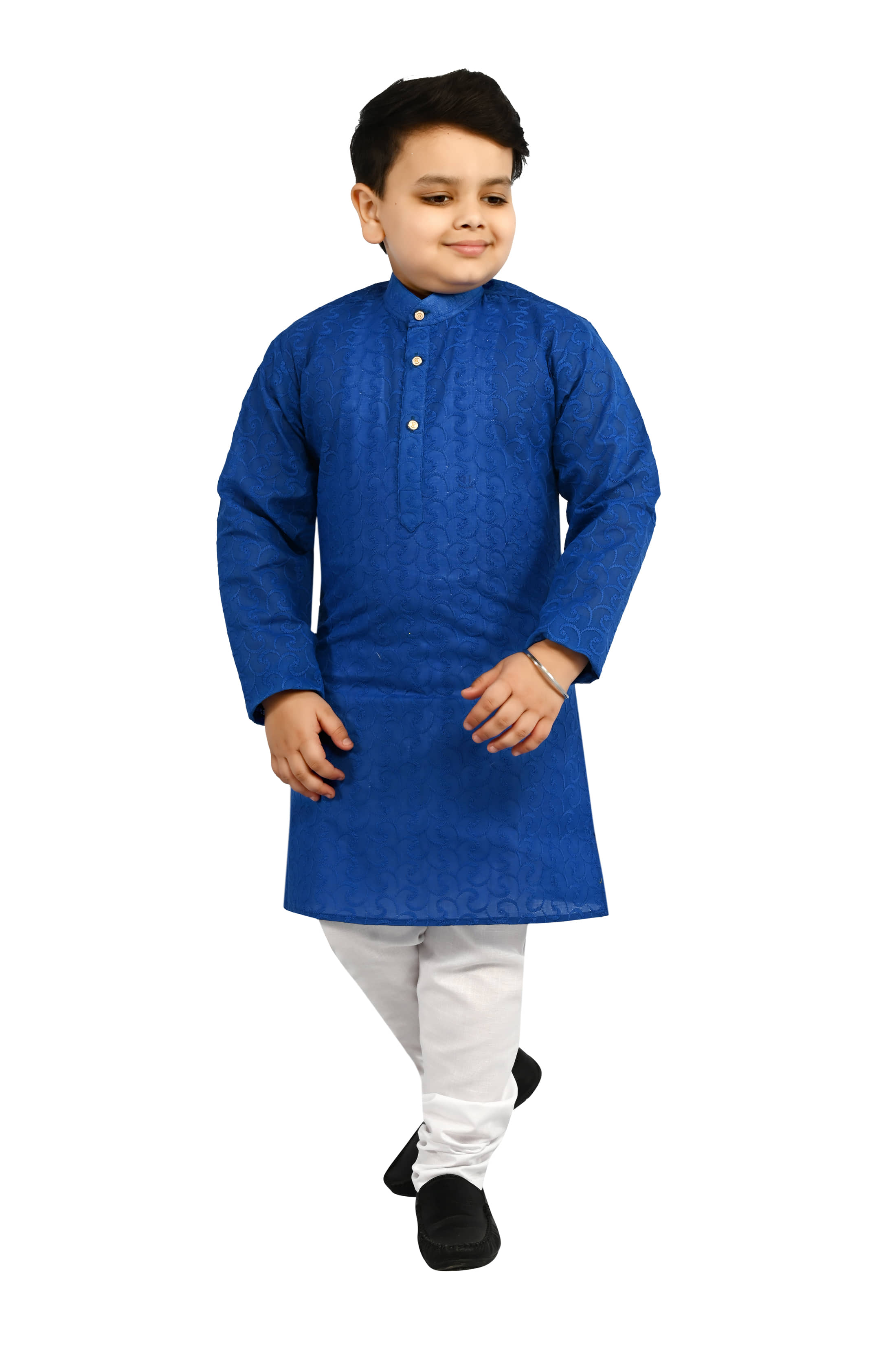 Arshia Fashions Boys Cotton Blend Abstract - Pattern Kurta Pant Set ( Yellow , Pack of 1 ) - Kurtas & Kurta Sets | Buy online on ZillyBuy