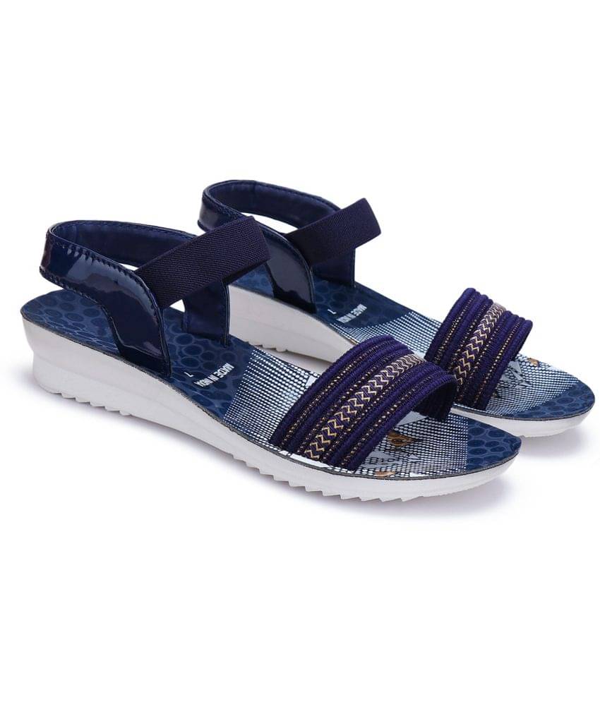     			Bersache Blue Women's Flats