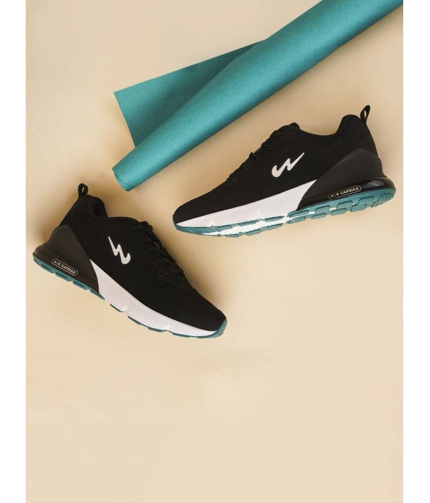     			Campus NORTH PLUS Black Men's Sports Running Shoes