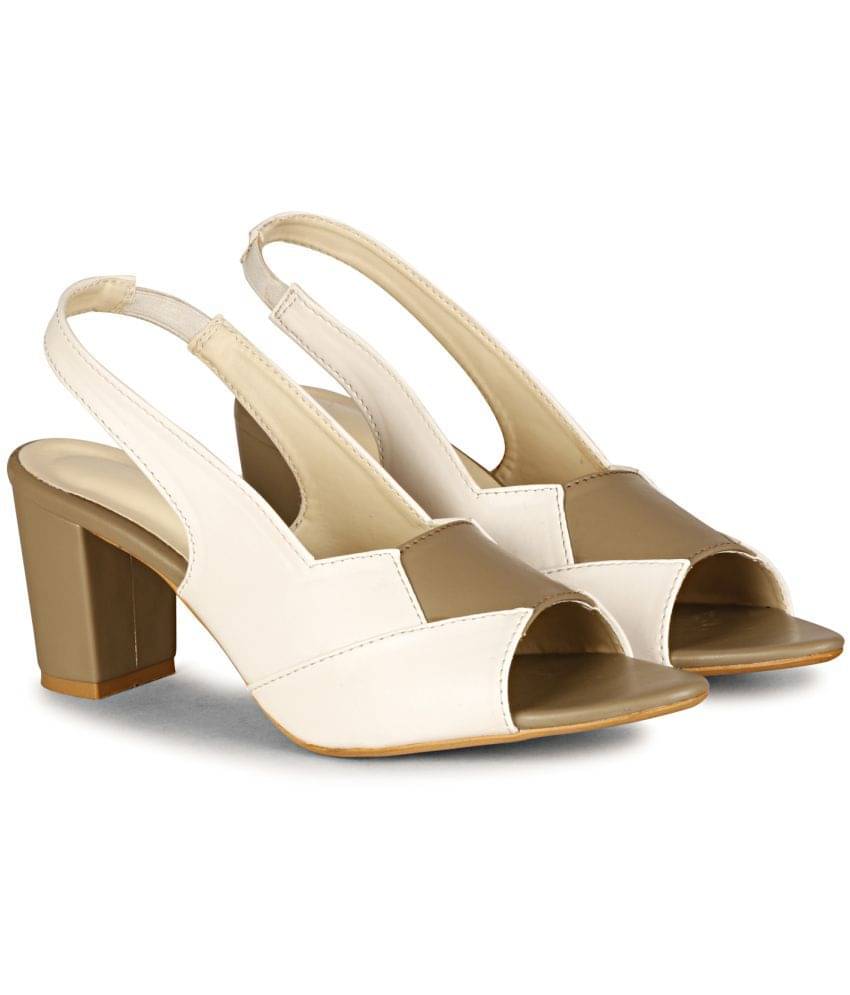     			Saheb Camel Women's Sandal Heels