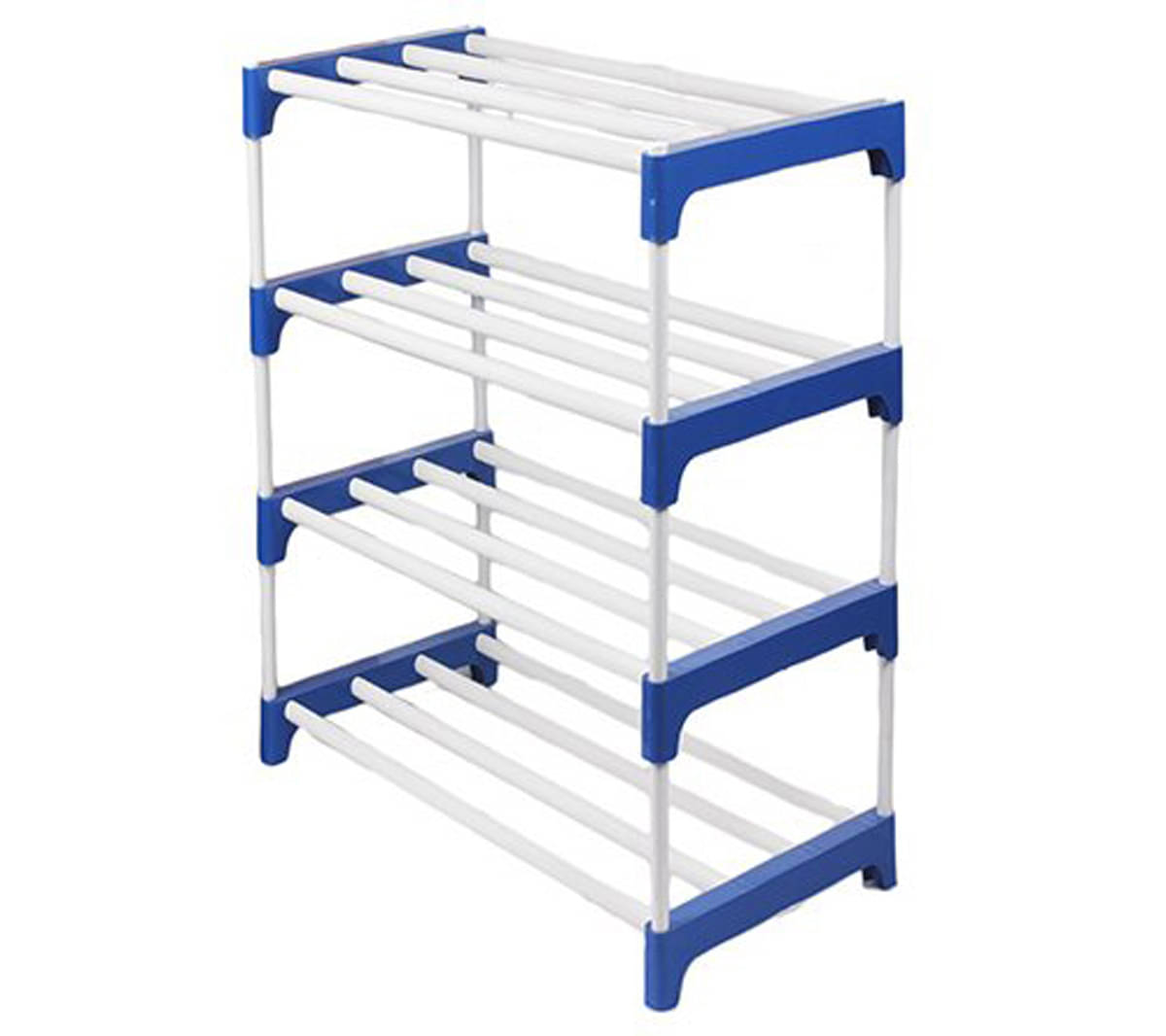     			Skylii Metal 4 Tier Shoe Rack Blue