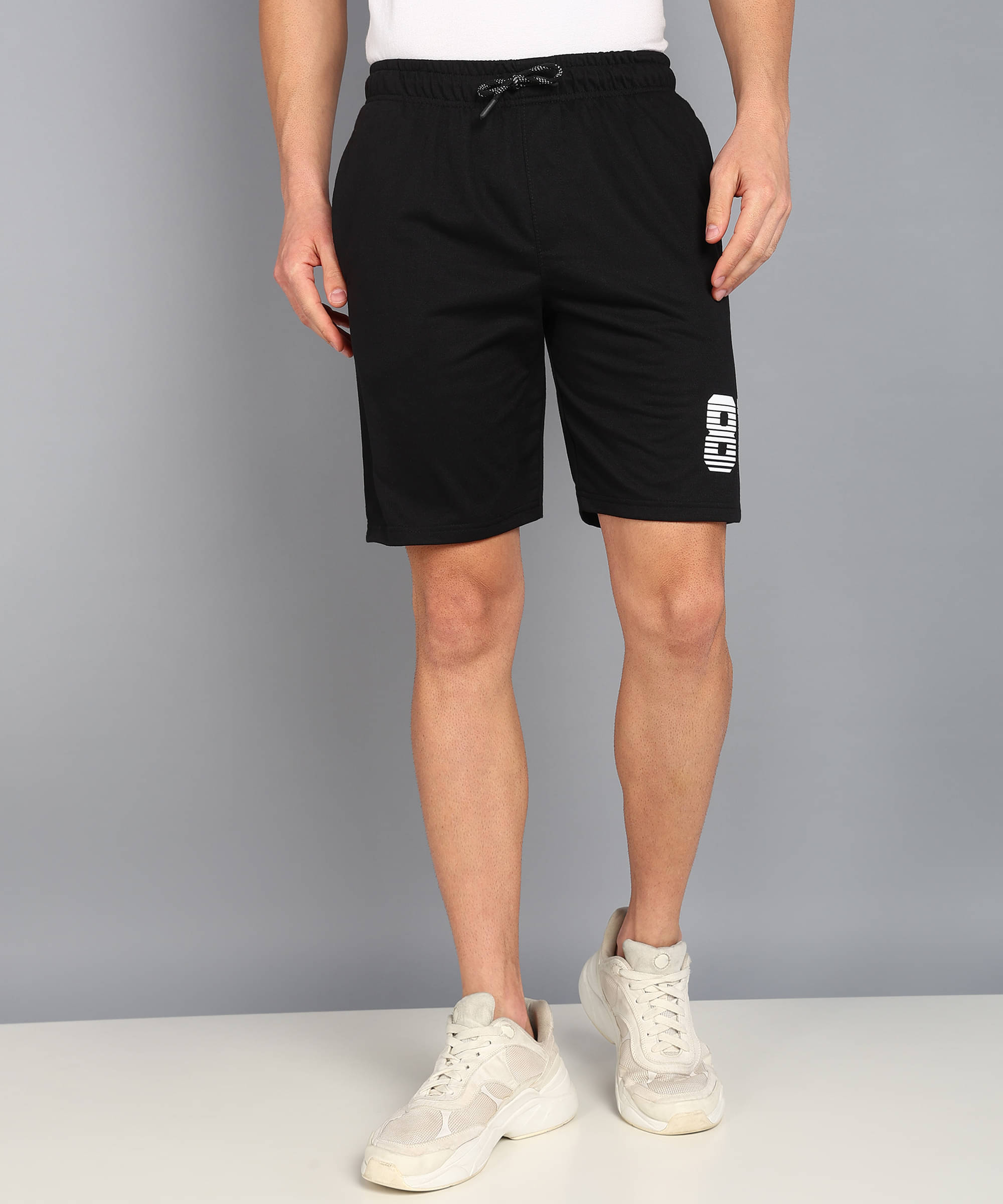     			XFOX Black Blended Men's Shorts ( Pack of 1 )