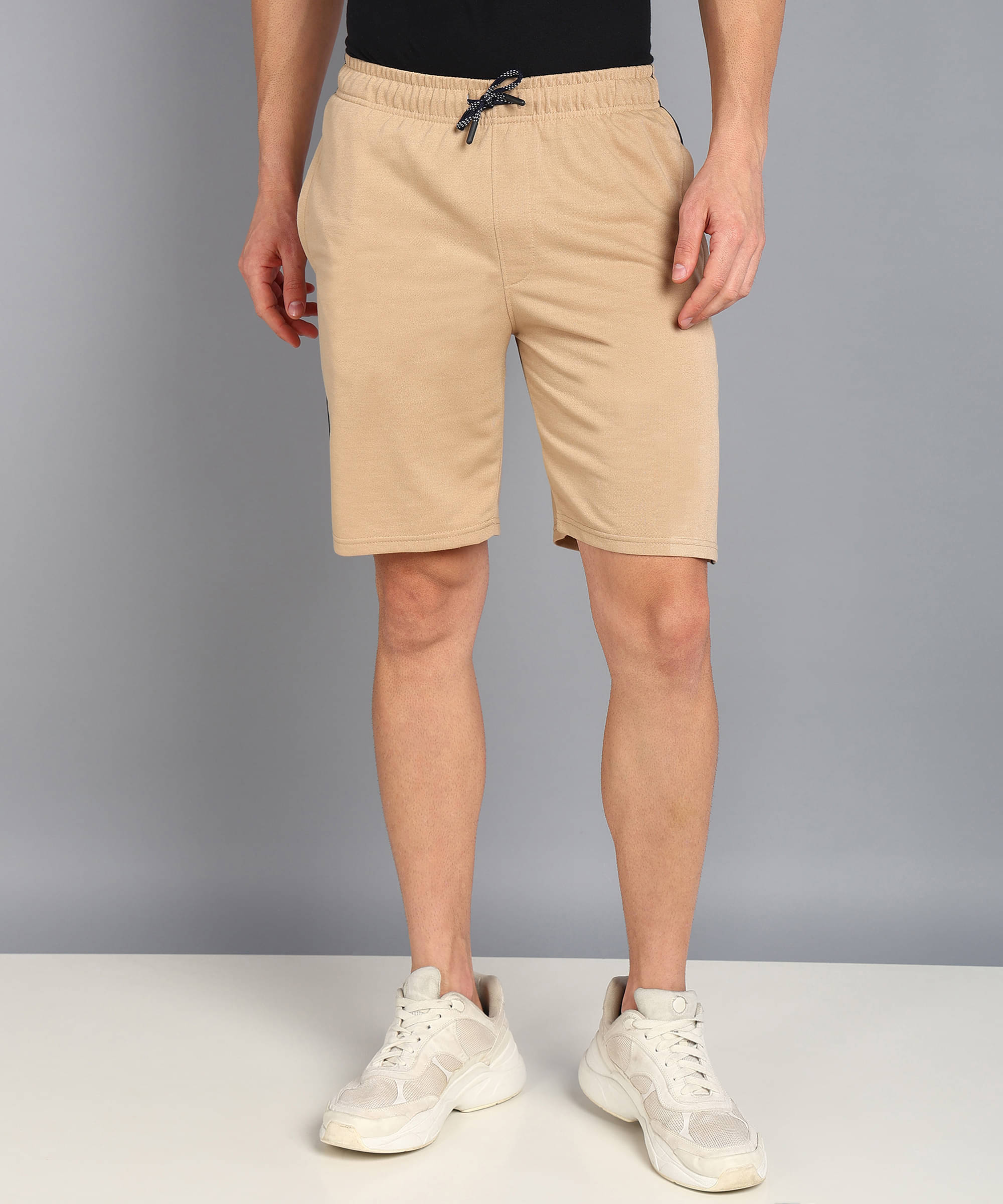XFOX Khaki Blended Men's Shorts ( Pack of 1 ) XFOX Khaki Blended Men's Shorts ( Pack of 1 )