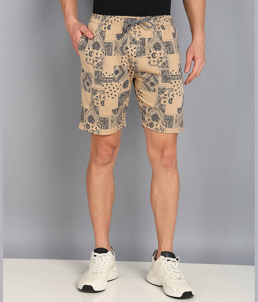 XFOX Khaki Blended Men's Shorts ( Pack of 1 ) - Shorts | Buy online on ZillyBuy