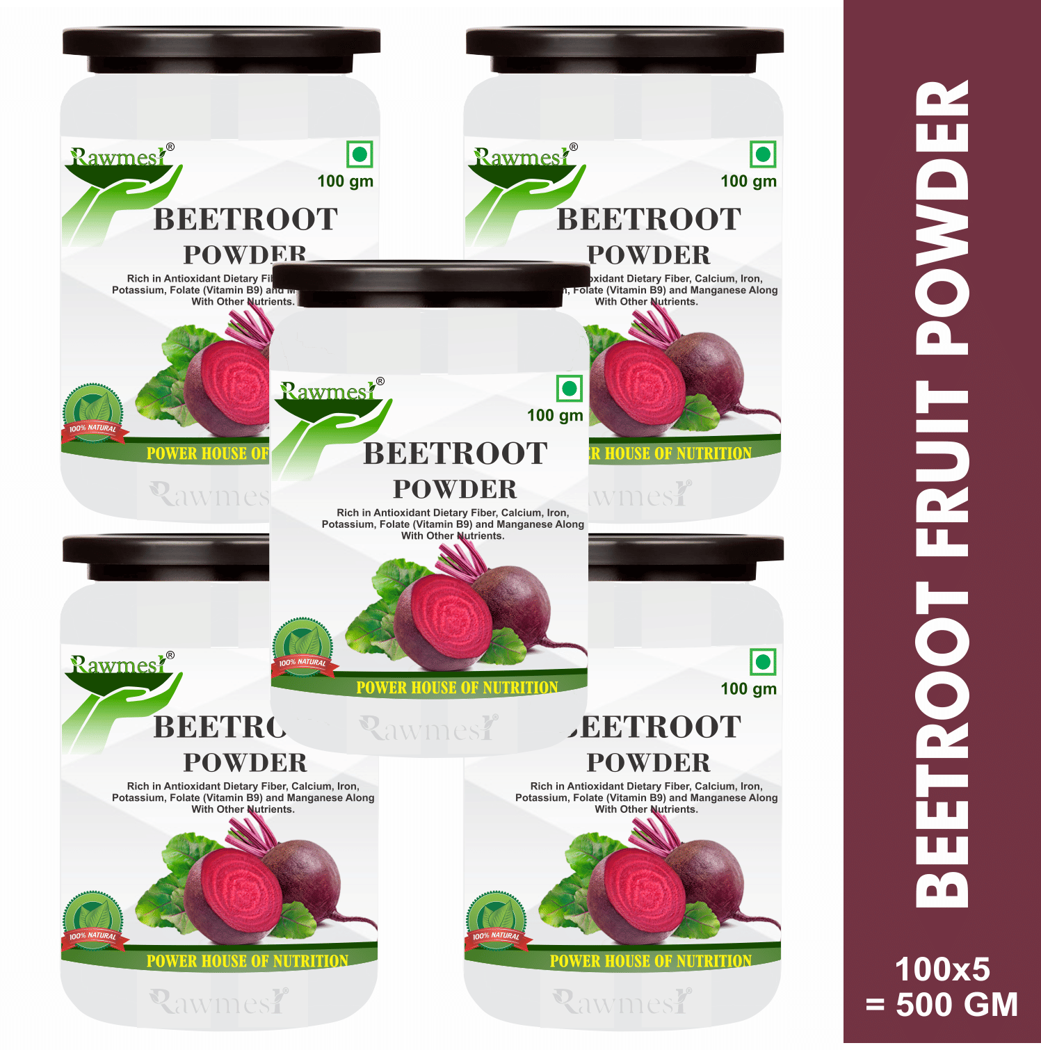 Rawmest Liver Powder 100 Gm Pack of 5 Rawmest Liver Powder 100 Gm Pack of 5