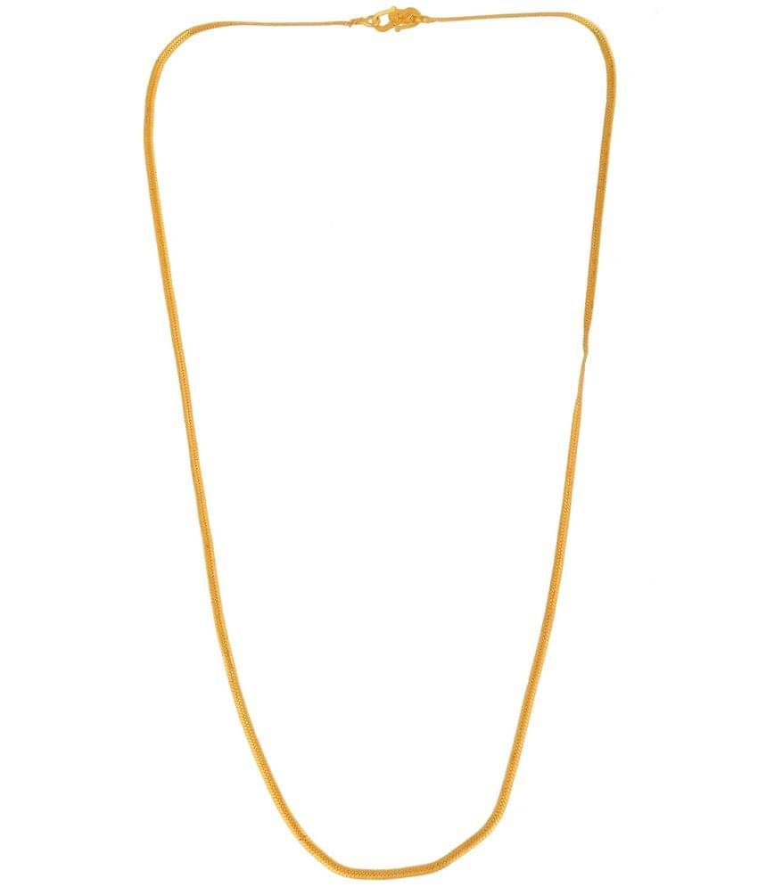     			ADMIER Gold Plated Chain ( Set of 1 )