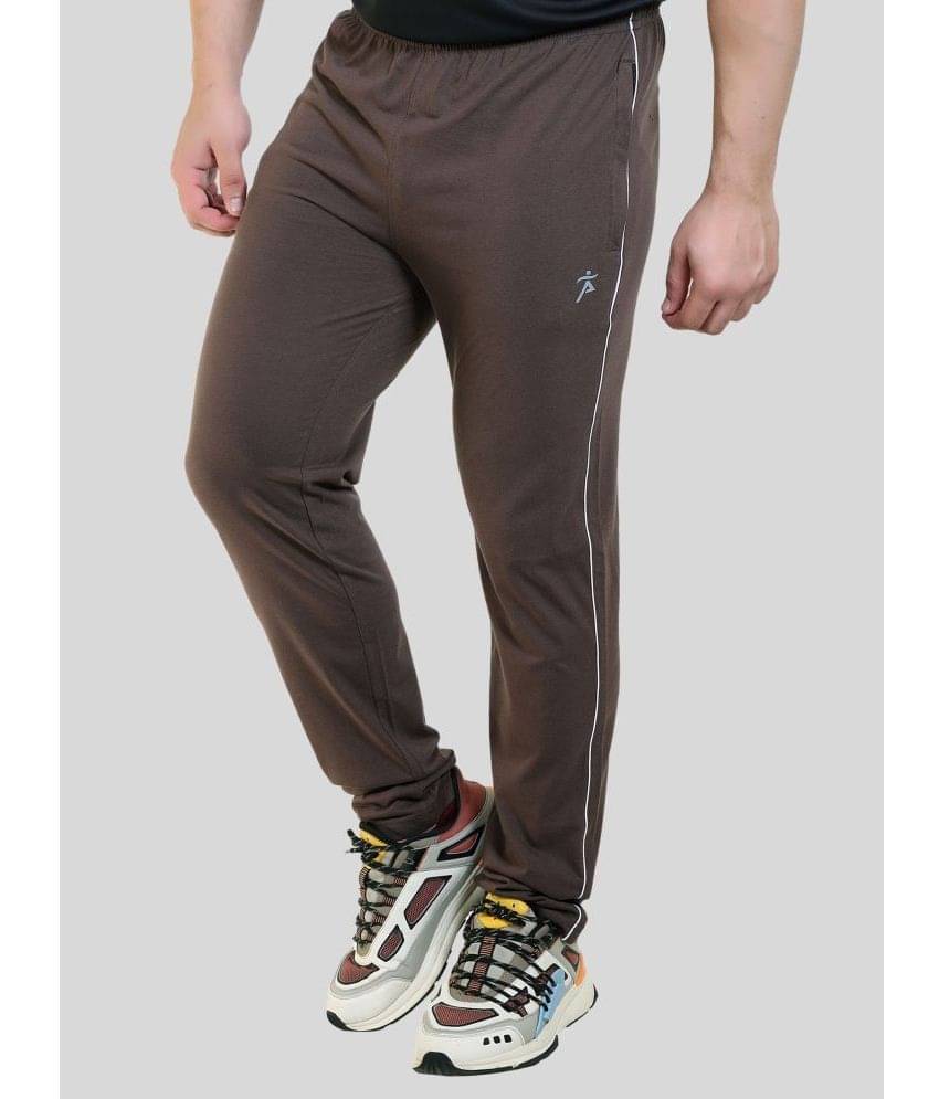 AXYS Brown Cotton Blend Men's Trackpants ( Pack of 1 )     			AXYS Brown Cotton Blend Men's Trackpants ( Pack of 1 )