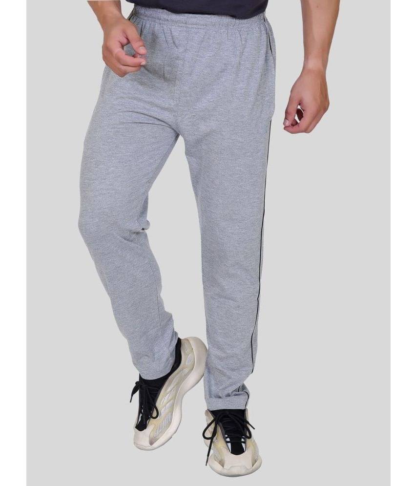     			AXYS Grey Cotton Blend Men's Trackpants ( Pack of 1 )