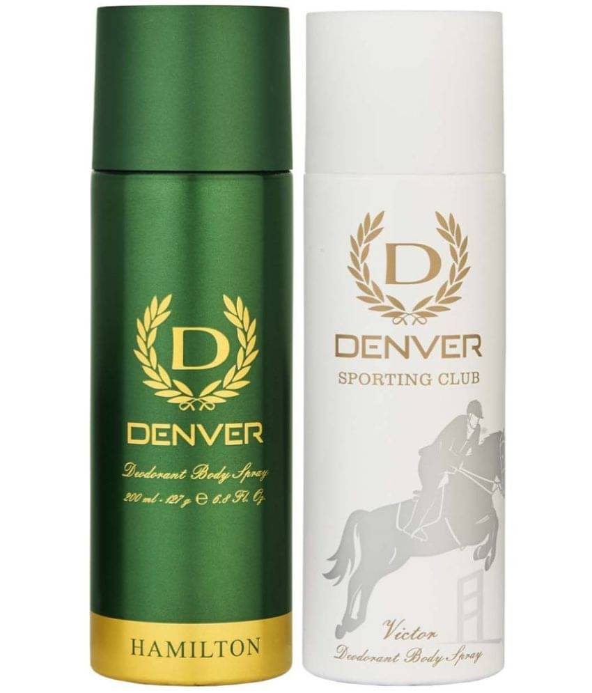     			Denver Hamilton & Victor Deodorant Spray for Men 400 ml ( Pack of 2 )