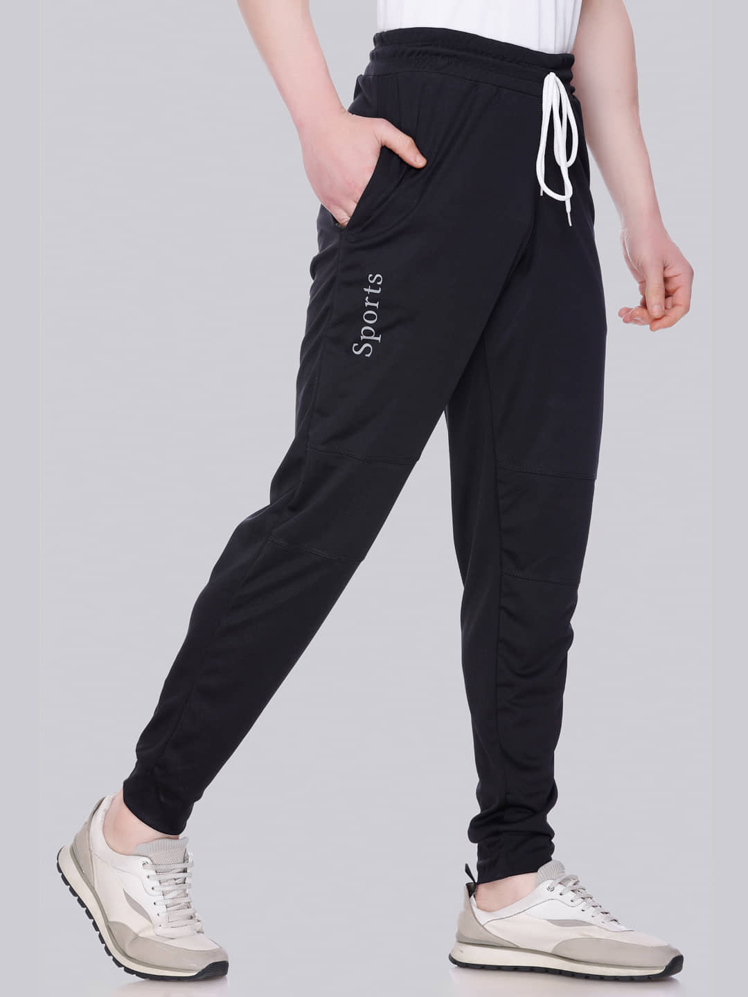 HVBK Black Polyester Men's Joggers ( Pack of 1 ) - Track Pants | Buy online on ZillyBuy