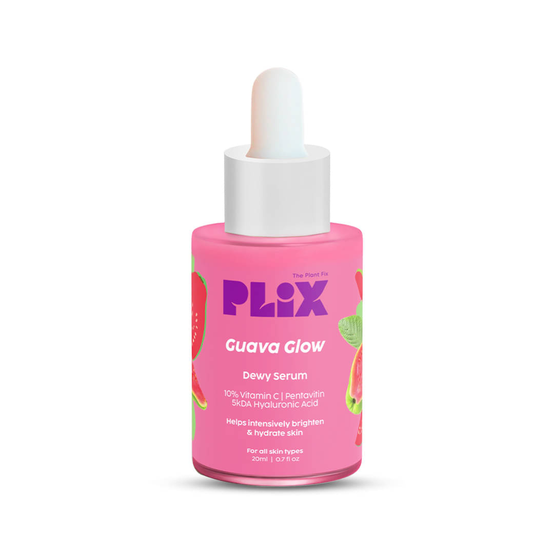 The Plant Fix Plix 10% Vitamin C Guava Face Serum for Skin Brightening, Clear & Glowing(20 ml)     			The Plant Fix Plix 10% Vitamin C Guava Face Serum for Skin Brightening, Clear & Glowing(20 ml)