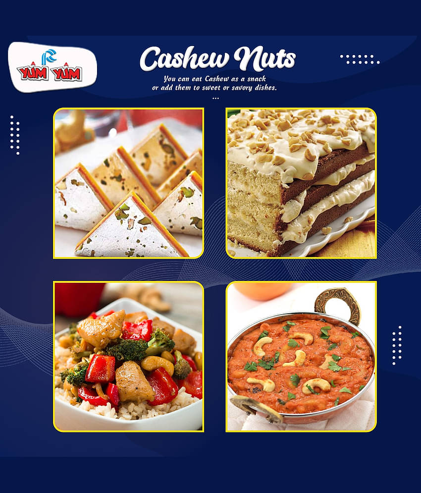 YUM YUM Roasted & Salted Cashews 250 g