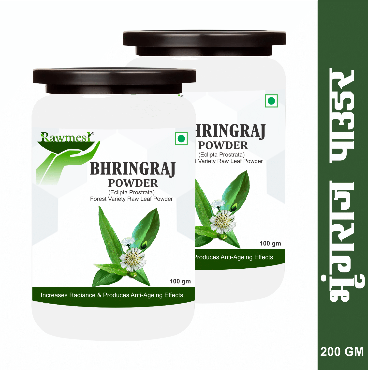 Rawmest Bhringraj Powder 100 Gm Pack of 2 Rawmest Bhringraj Powder 100 Gm Pack of 2