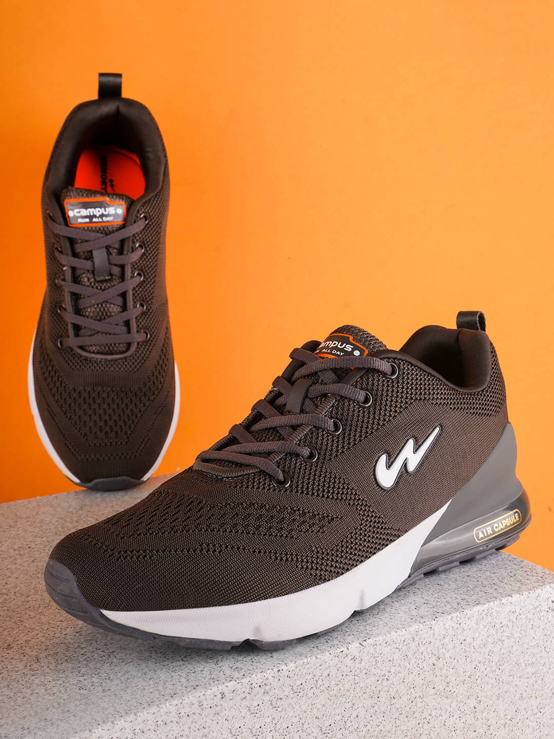     			Campus NORTH PLUS Gray Men's Sports Running Shoes