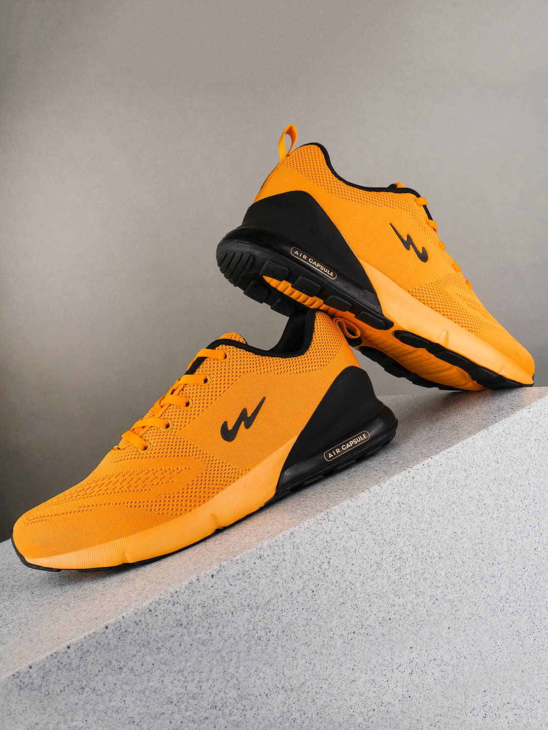     			Campus NORTH PLUS Yellow Men's Sports Running Shoes