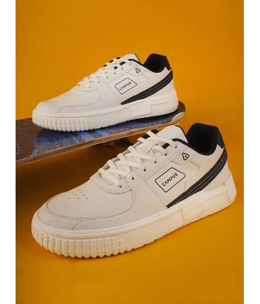 Campus OG-10 White Men's Sneakers - Casual Shoes | Buy online on ZillyBuy