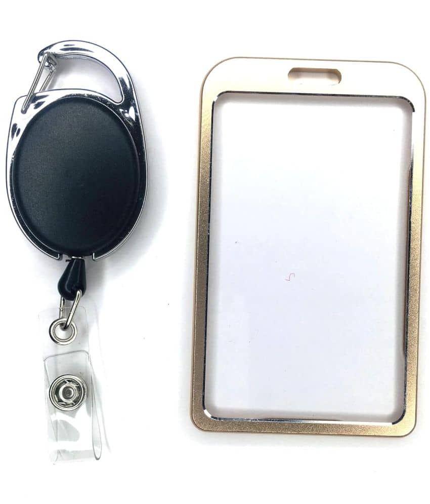 Dey 's stationery store Aluminium Card Holder ( Pack 1 )