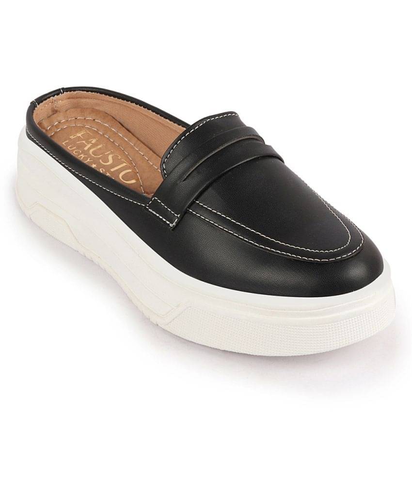 Fausto Black Women's Slip On Fausto Black Women's Slip On