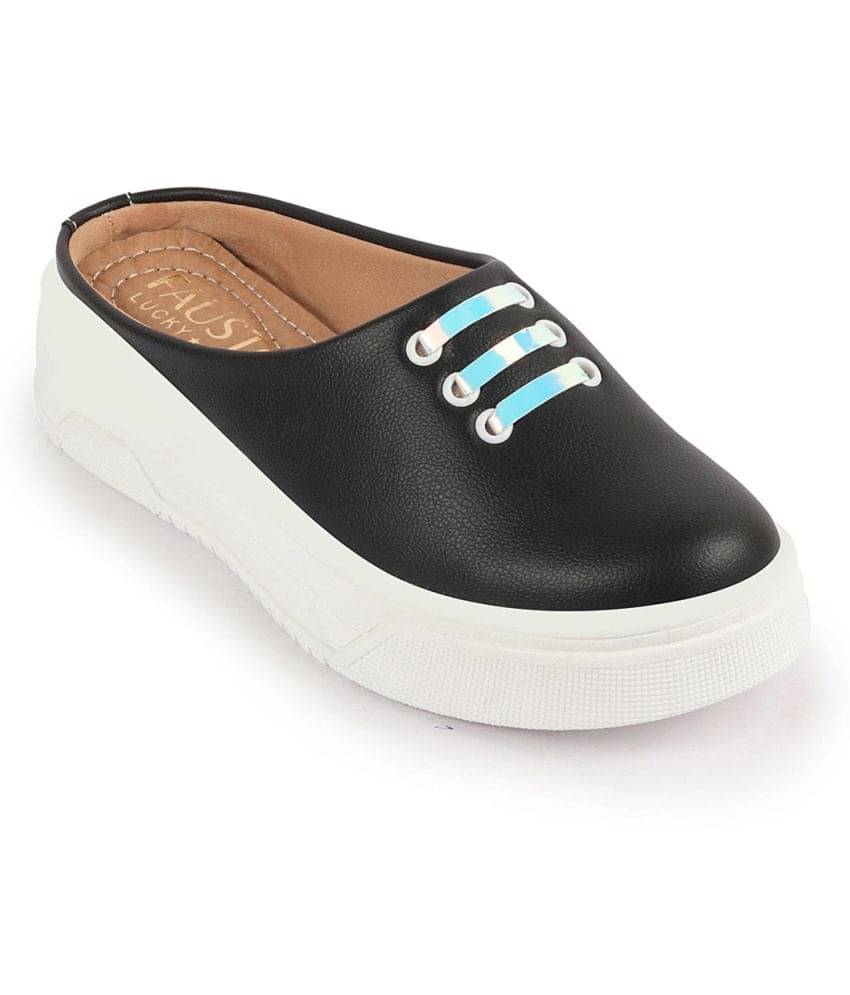     			Fausto Black Women's Slip On