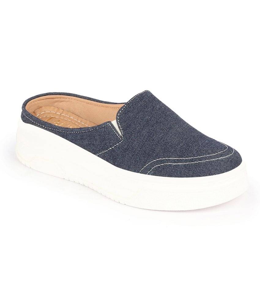 Fausto Navy Blue Women's Slip On Fausto Navy Blue Women's Slip On
