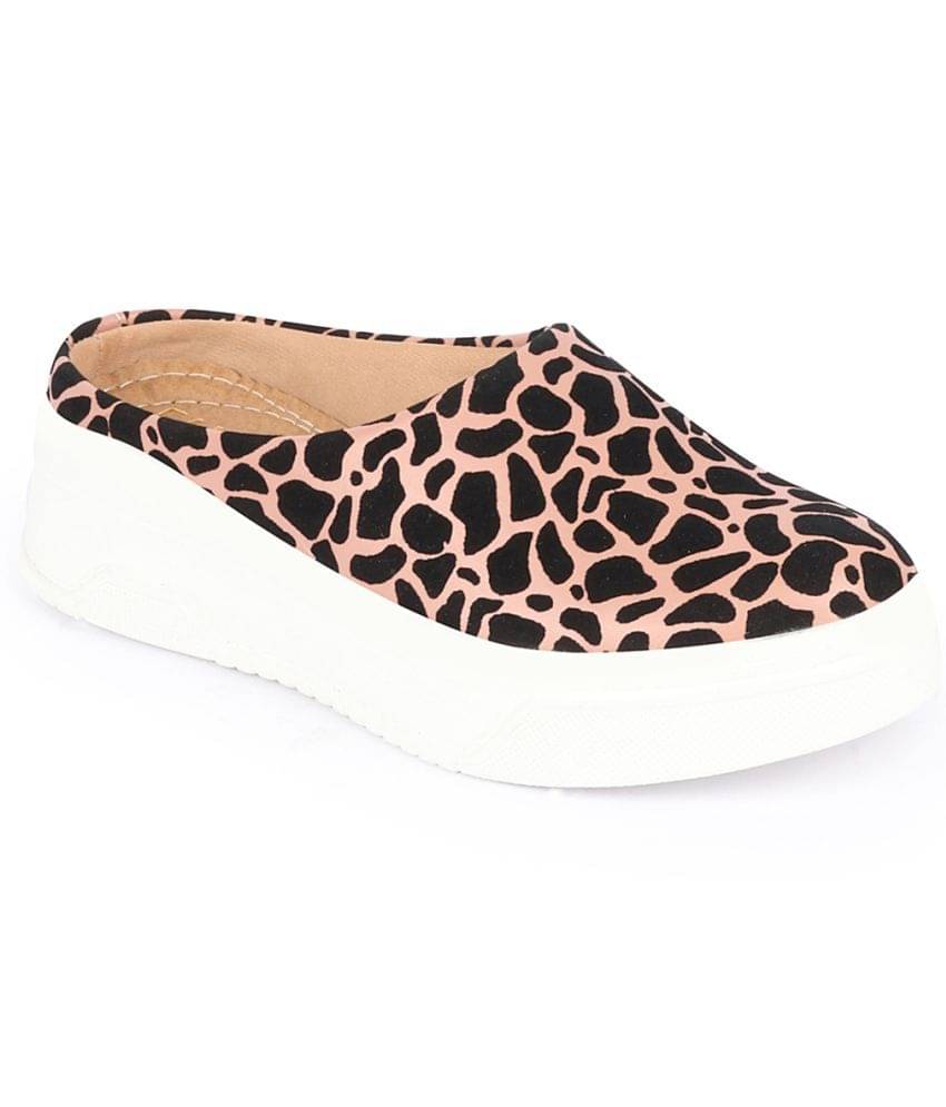     			Fausto Peach Women's Mules Shoes