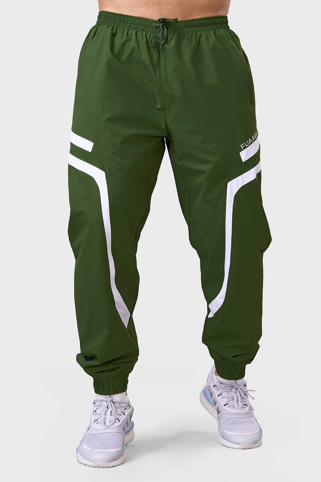 Fuaark Olive Polyester Men's Sports Joggers ( Pack of 1 ) - Track Pants | Buy online on ZillyBuy