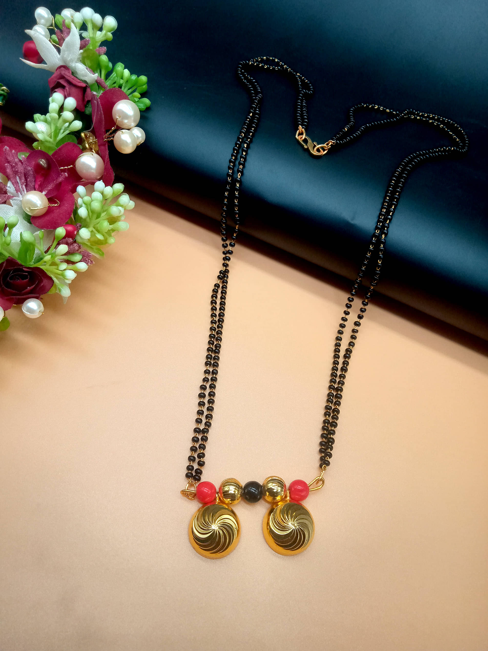 JIPPA Golden Mangalsutra ( Pack of 1 )