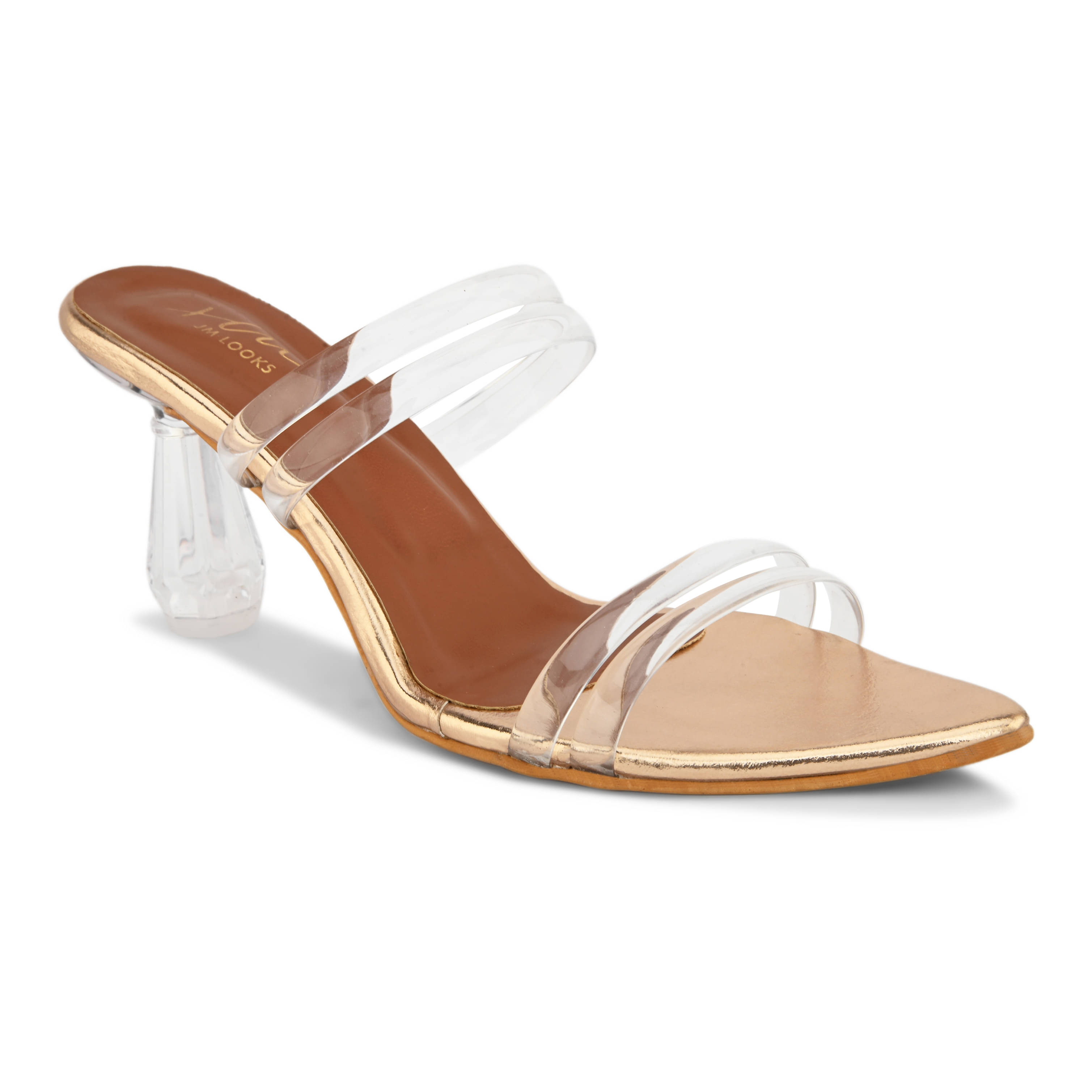     			JM Looks Tan Women's Slip On Heels