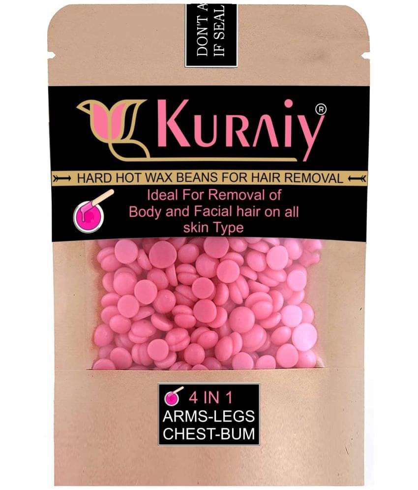 KURAIY Hair Removal Hot Hard Body Wax Beans (200Gm) for Face, Arm, Legs, and whole Body KURAIY Hair Removal Hot Hard Body Wax Beans (200Gm) for Face, Arm, Legs, and whole Body