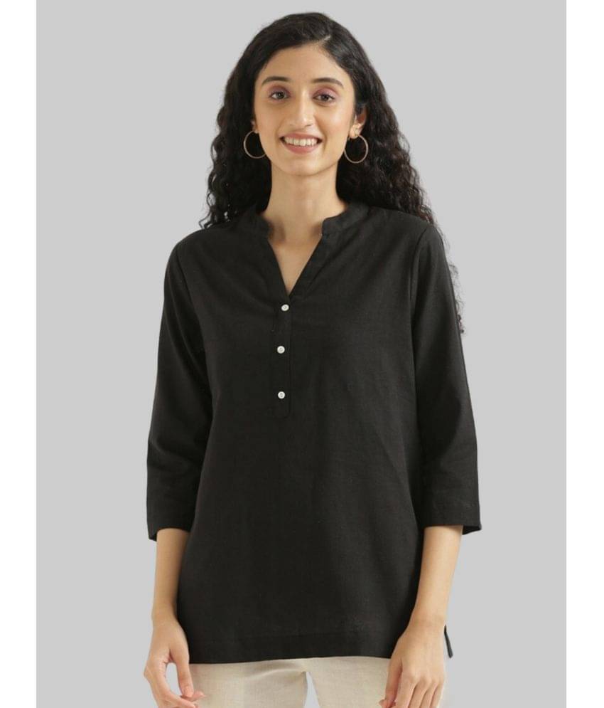 PP Kurtis Rayon Solid Straight Women's Kurti - Black ( Pack of 1 ) PP Kurtis Rayon Solid Straight Women's Kurti - Black ( Pack of 1 )