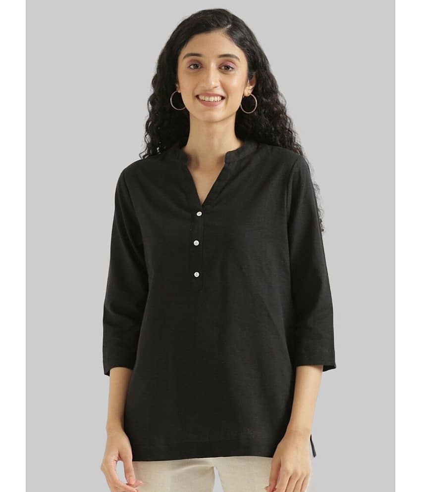 PP Kurtis Rayon Solid Straight Women's Kurti - Black ( Pack of 1 ) - Kurtis, Tunics | Buy online on ZillyBuy